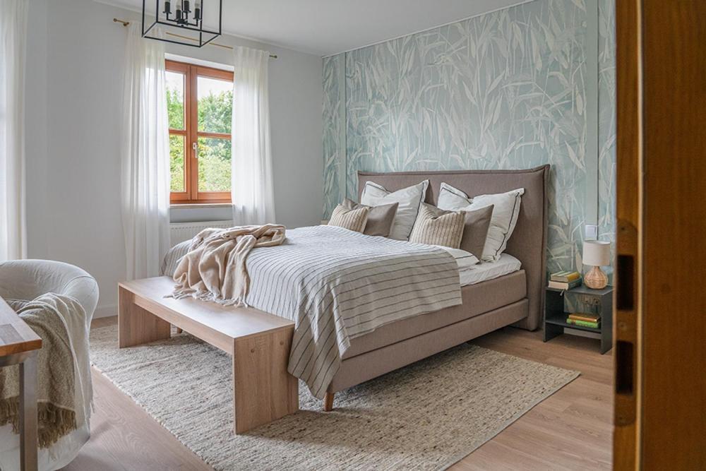 Stilvolle Seewohnung In Utting Utting am Ammersee Eksteriør bilde
